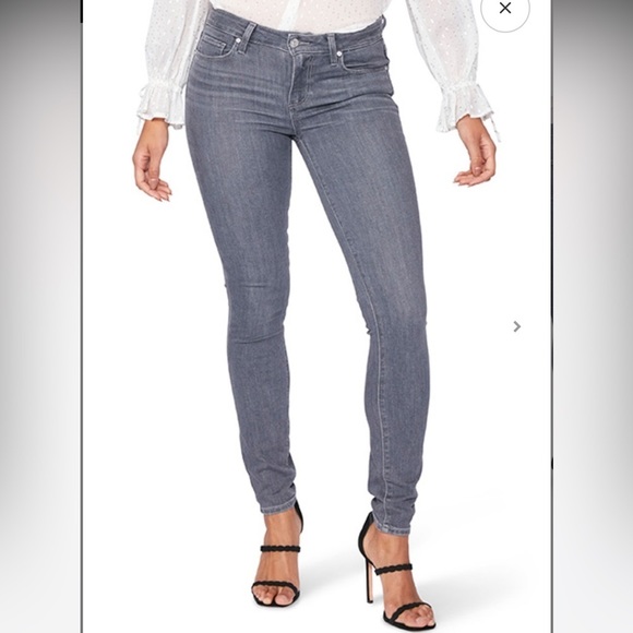 Paige Gray Soft Denim Jeans Stretch Verdugo Ultra Skinny Size 26 - Picture 13 of 13